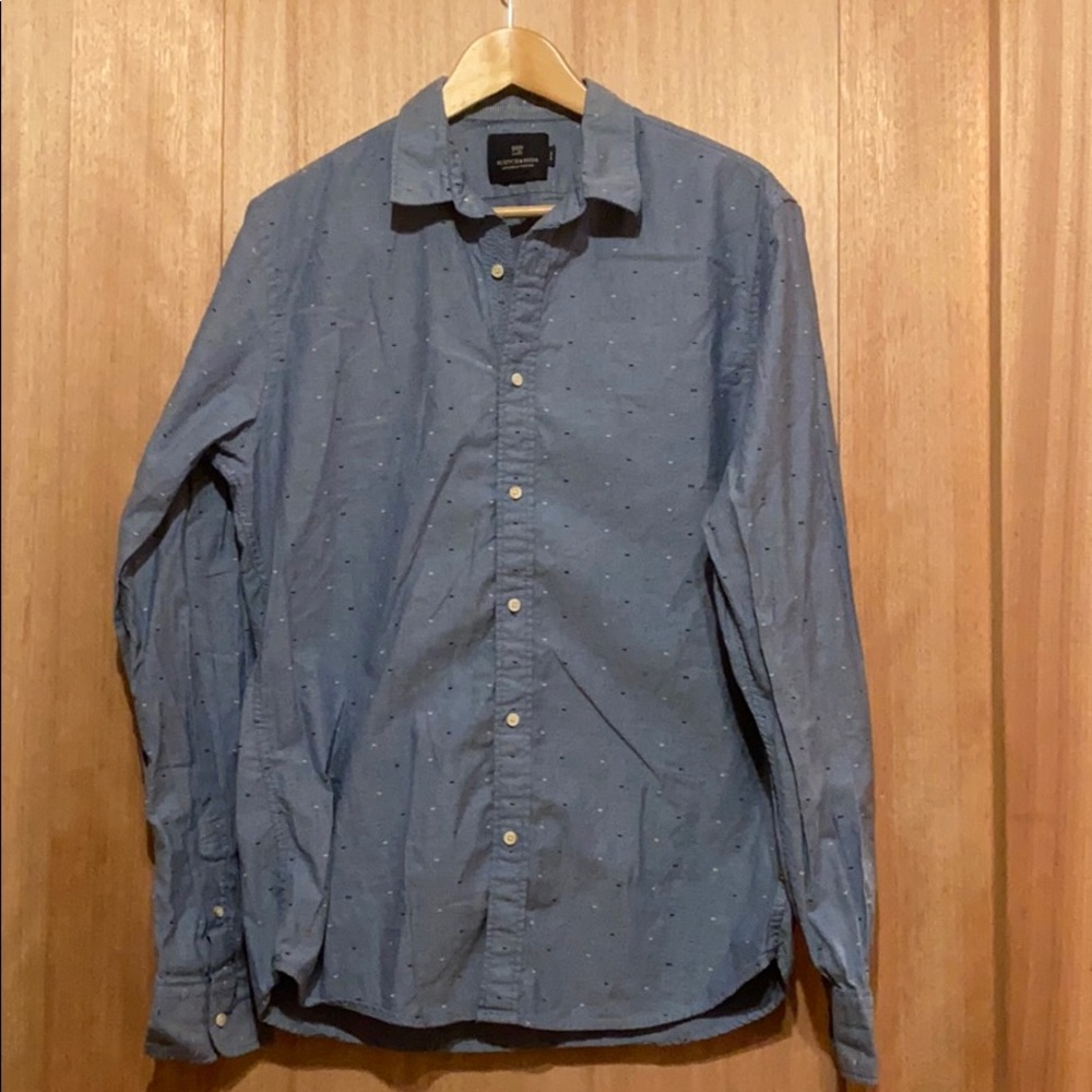 Scotch & Soda - Men’s Long Sleeve Button Down